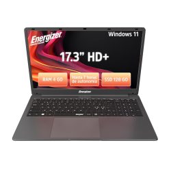 Energizer EnergyBook Laptop, 17.3-inch Display, Intel Celeron, 4GB RAM, 128GB Storage
