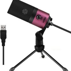 FIFINE Usb Podcast Condenser Microphone Recording On Laptop, No Need Sound Card Interface and Phantom Power-K669
