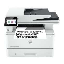 HP Laserjet Pro MFP 4102fdw Laser Printer | Black and White | For Small Medium Business | Print, Copy, Scan, Fax | ADF | 2-Sided Printing | Dual-Band Wi-Fi | Ethernet