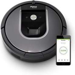 iRobot Roomba 960 Robot Vacuum Cleaner, WiFi Connected and Programmable via App, Silver