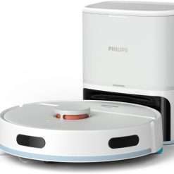 Philips 2000 Series Robot Vacuum Cleaner - 2700 Pa Suction, Laser Navigation, HomeRun App, Auto Emptying Station, 130 minutes Working Time, Carpet Mode (XU2100/20)