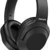 Philips Audio H2005BK/00 Over-Ear Stereo Headphones Wired (2 m Cable, 40 mm Neodymium Drivers, Passive Noise Isolation, Adjustable Headband, Lightweight) Black