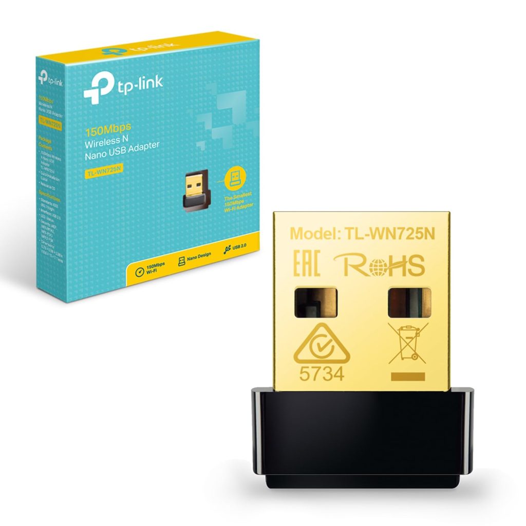 Pc Internet Adapter TP-Link TL-WN725N USB WiFi Adapter for PC/Laptop, 150Mbps Wireless Nano ...