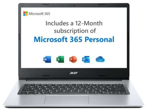 Acer Aspire 1 14in Celeron 4GB 64GB Cloudbook