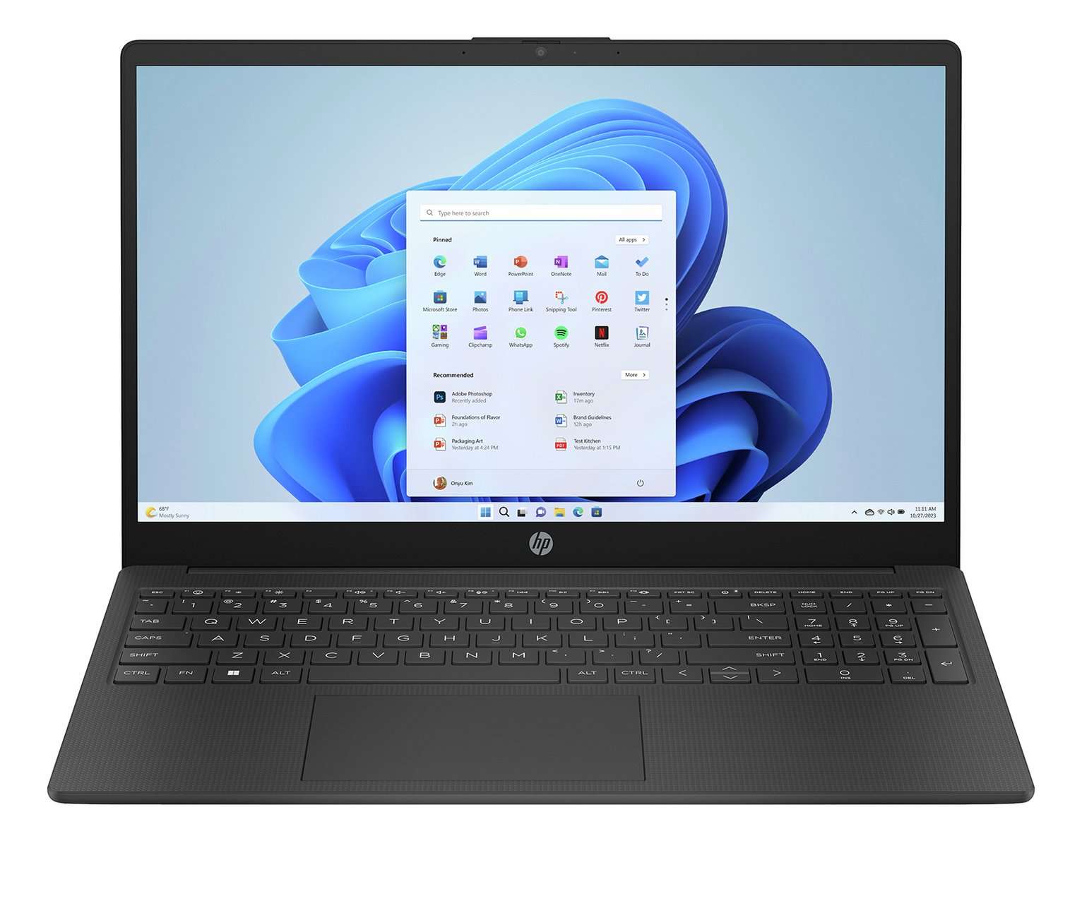 HP 15-fc0016na 15.6in AMD Ryzen 7 8GB 512GB Laptop