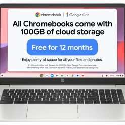 HP 15a-na0007na 15.6in Celeron 4GB 128GB Chromebook - Grey