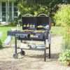 Argos Home 2 Burner Gas And Charcoal BBQ