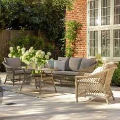 Argos Home Palermo 5 Seater Rattan Effect Garden Sofa Set