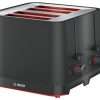 Bosch TAT3M143GB MyMoment Excite 4 Slice Toaster – Black