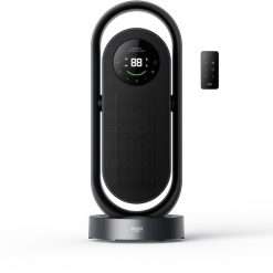 Bush 2kW Digital Dual Oscillating Ceramic Tower Fan Heater