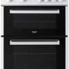 Bush B60TCWX 60cm Double Oven Electric Cooker - White