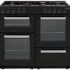 Bush BRC100RDHEB 100cm Dual Fuel Range Cooker - Black