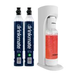 Drinkmate OmniFizz Sparkling Water Maker - Classic White