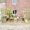 Forest Garden 9 Seater Wooden Garden Patio Set - Natural
