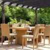 Habitat June 6 Seater Rattan Effect Patio Set - Brown