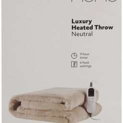 Home Neutral Heated Throw