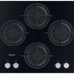 Hotpoint HGS 61S BK Gas Hob - Black