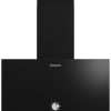 Hotpoint PHVP62FLMK Chimney Cooker Hood - Black
