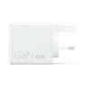 Lenovo 65w Dual USB-C GaN Laptop Charger - White 