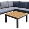 Norfolk Leisure Easton 5 Seater Metal Garden Corner Sofa Set