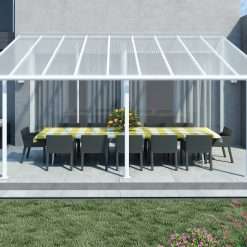 Palram - Canopia Sierra 3 x 5.46m Patio Cover - White Clear