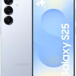 SIM Free Samsung Galaxy S25 5G 256GB AI Mobile Phone - Blue