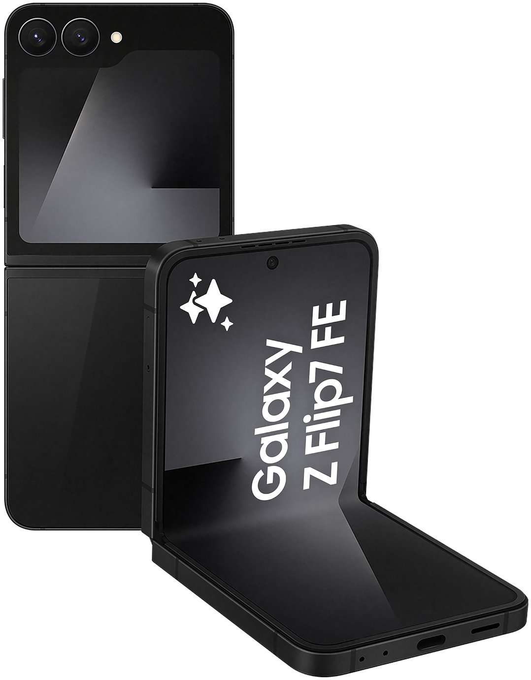 SIM Free Samsung Galaxy Z Flip7 FE 5G 128GB AI Phone - Black