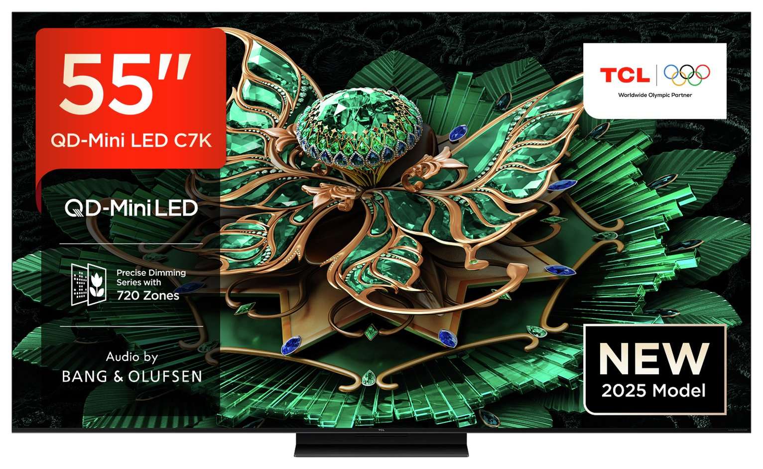 TCL 55 Inch 55C7K Smart 4K Ultra HD HDR QD-Mini LED TV