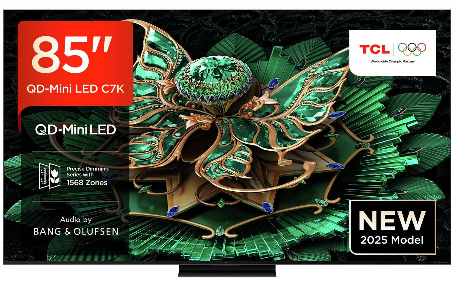 TCL 85 Inch 85C7K Smart 4K HDR QD Mini-LED Google TV