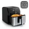 Tefal Easy Fry Mega 7.5L Air Fryer - Stainless Steel